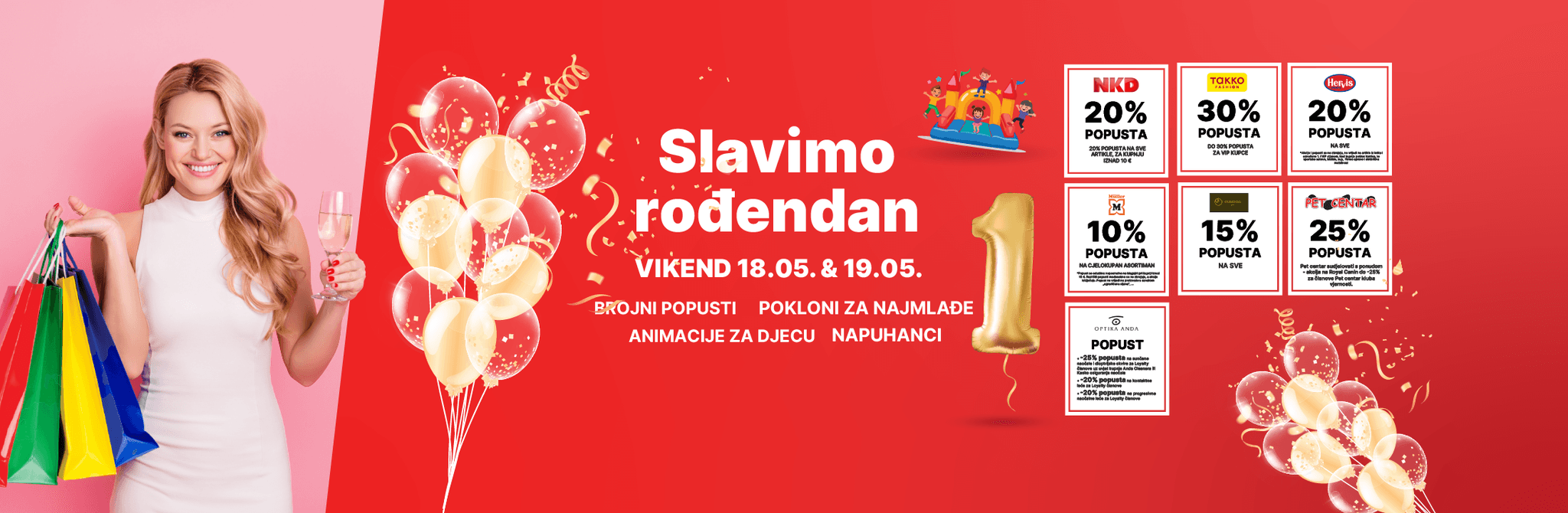 SLAVIMO ROĐENDAN - VIKEND 18. & 19.05.