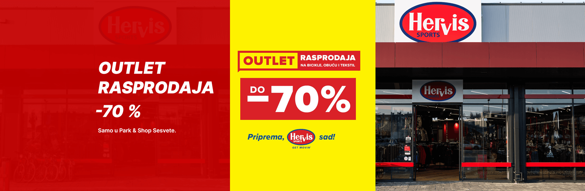 OUTLET RASPRODAJA - DO 70% - HERVIS
