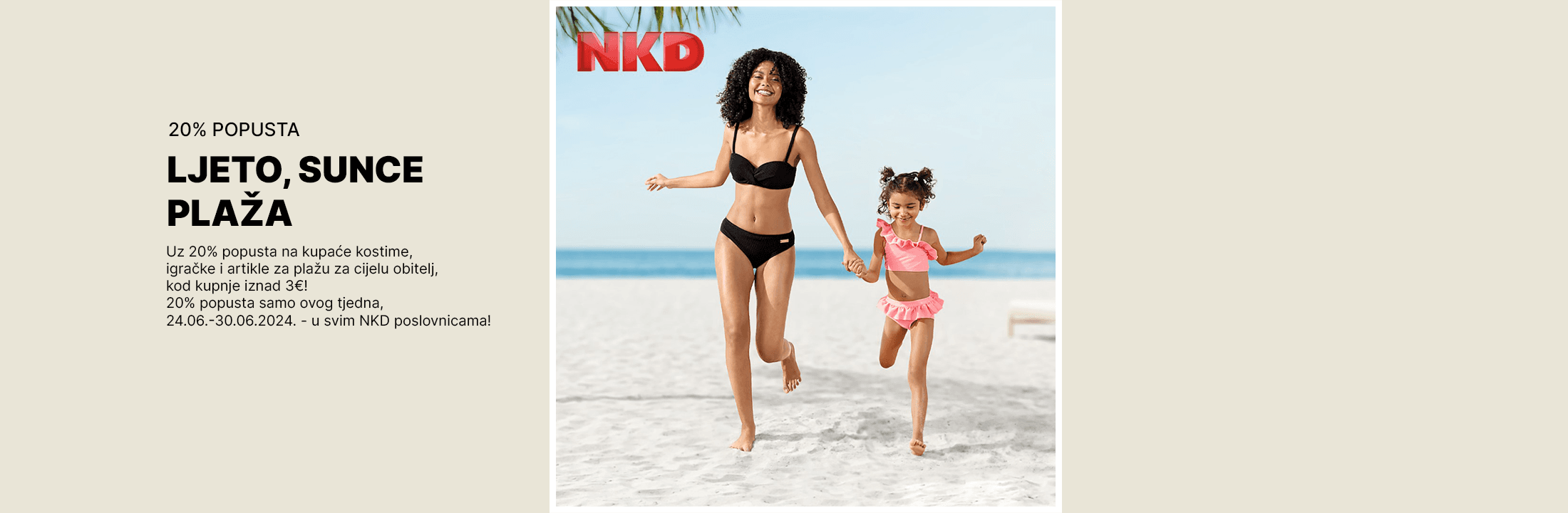 Ljeto, sunce, plaža u NKD-u!