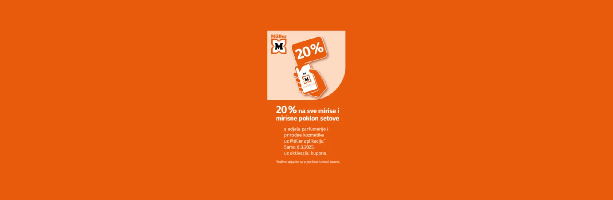 Müller: 20% na sve mirise i mirisne poklon setove