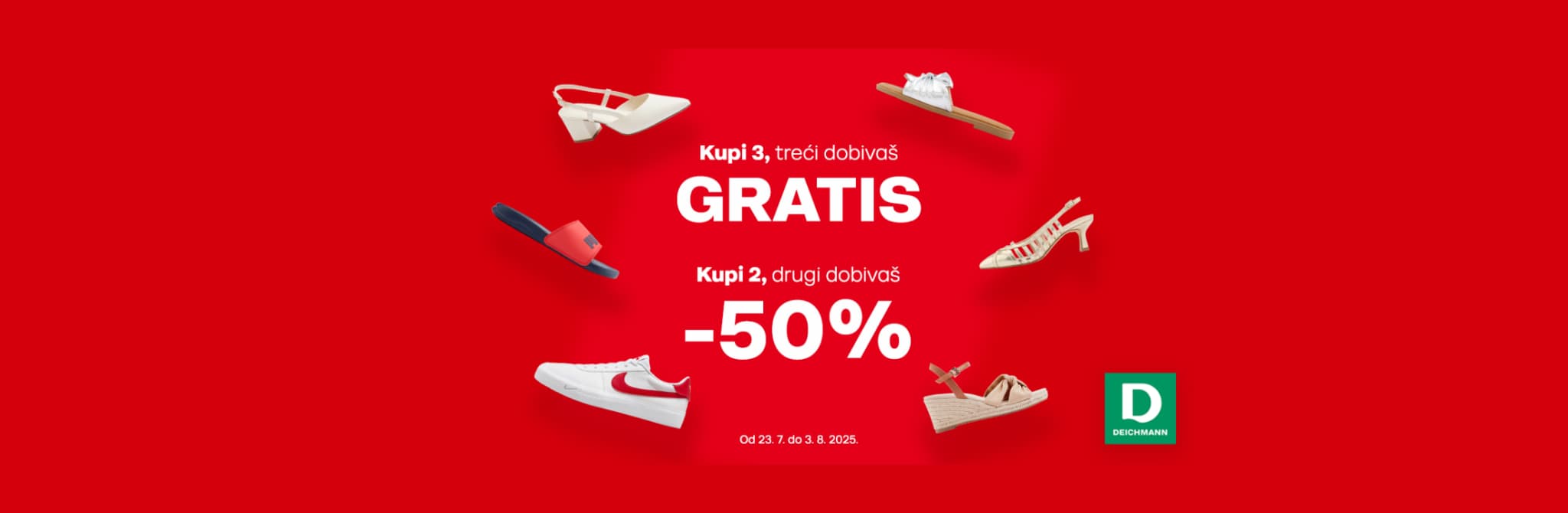 👟☀️ VELIKA LJETNA AKCIJA U DEICHMANN-U!