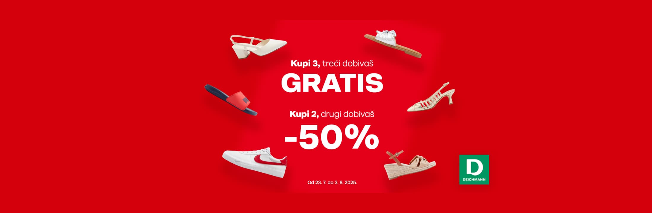 👟☀️ VELIKA LJETNA AKCIJA U DEICHMANN-U!
